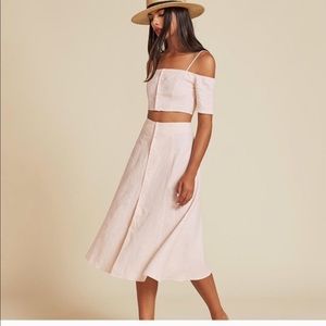 Reformation Linen Two Piece